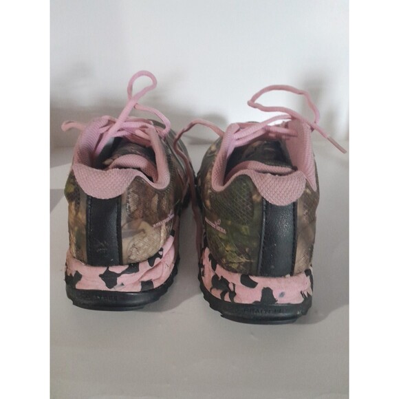 'Real Tree Girlls" Shoes Size Womens 10m Green/Pink Camo Hunting-Fishing - Picture 9 of 16